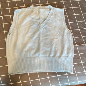 Powder blue vest